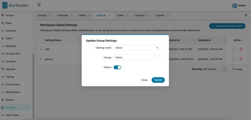 Biostudio Documentation Groups - Premium Minimal Pattern Gallery - Full HD