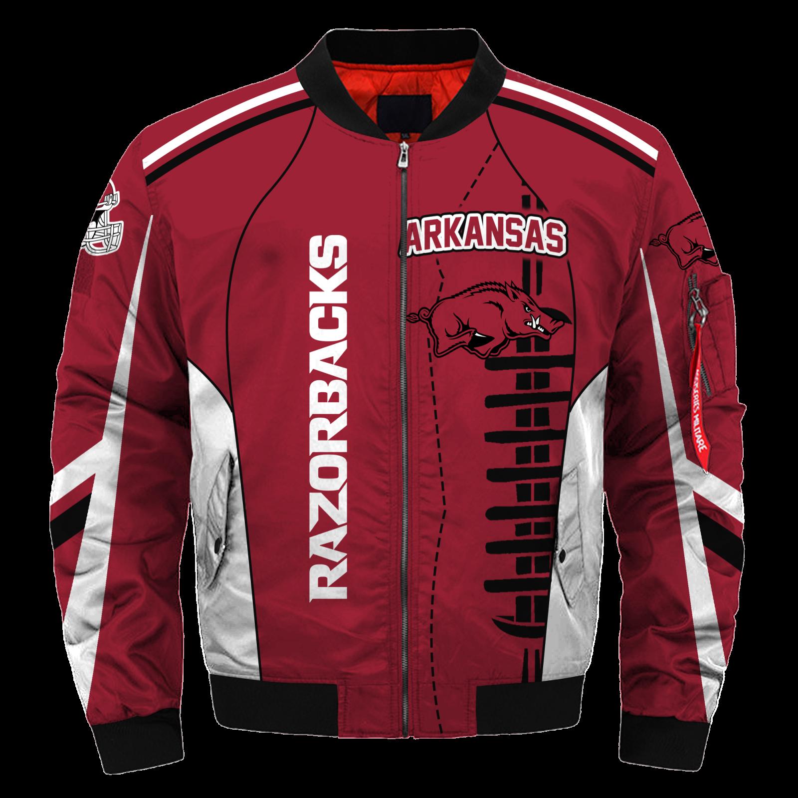 Arkansas razorbacks men's jacket for fans