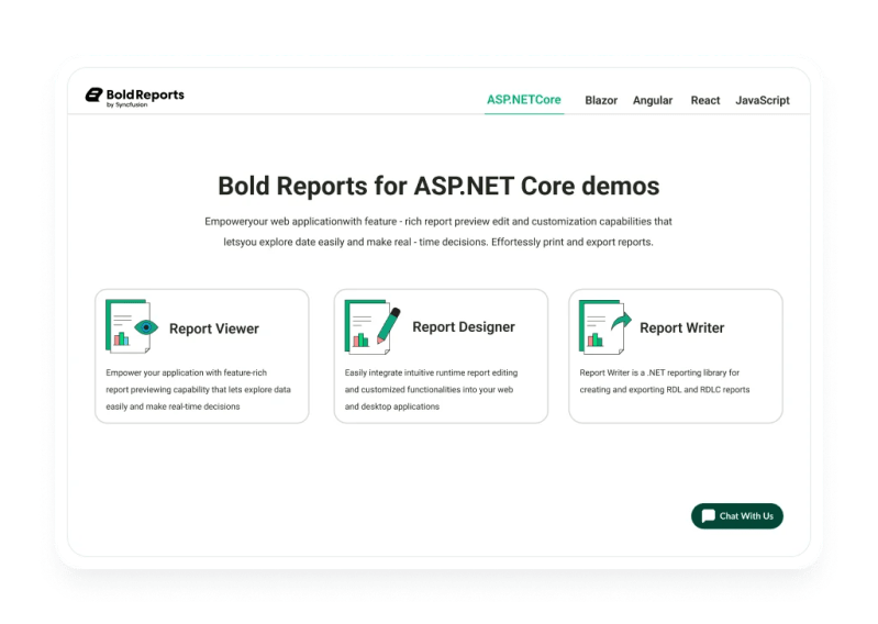 Embedded Reporting Resources Bold Reports - Ultra HD Minimal Designs for Desktop