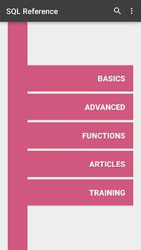 Sql Reference Apk For Android Download - Professional Dark Design - Full HD