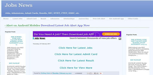 Get Latest Job Alert - 4K Dark Patterns for Desktop