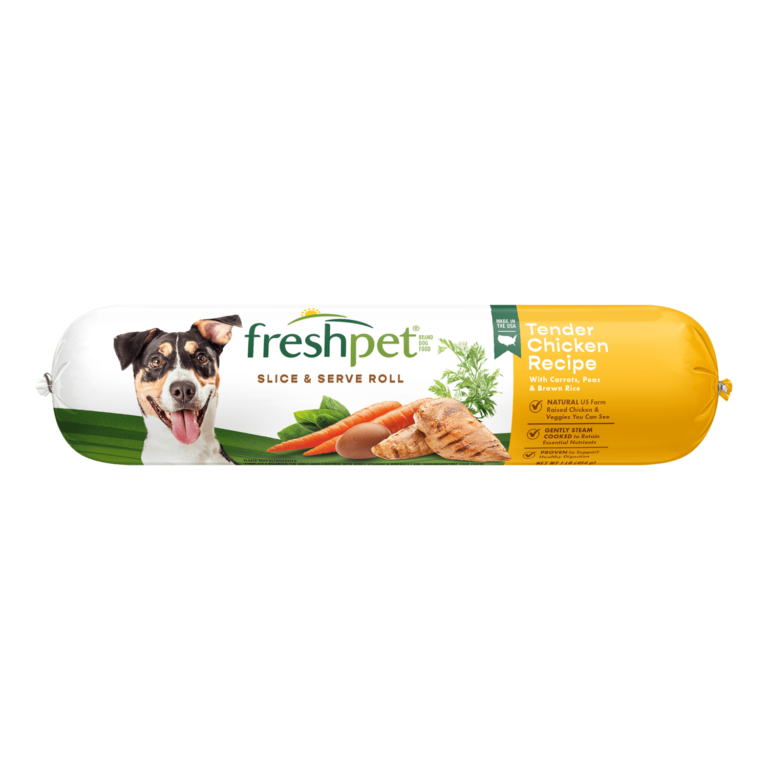 Freshpet® tender chicken recipe with vegetables dog food
