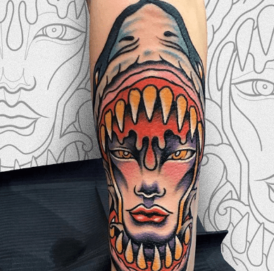 Cool Shark Tattoo Design Ideas For Men And Women | Tattoos Wizard 385_x_389_jpg