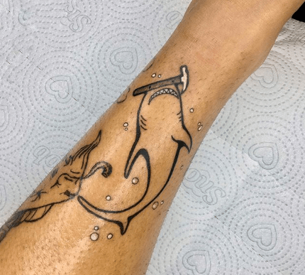 Cool Shark Tattoo Design Ideas For Men And Women | Tattoos Wizard 387_x_430_jpg