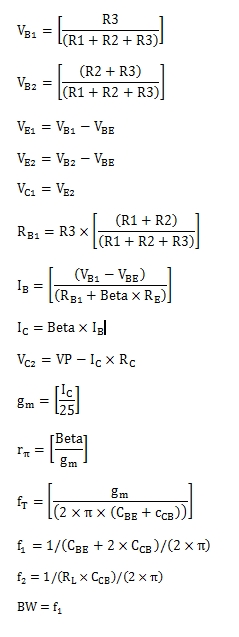 Bjt Cascode Amplifier Calculator Online Bjt Cascode