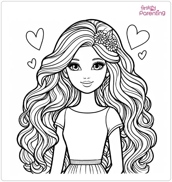 25 barbie coloring pages