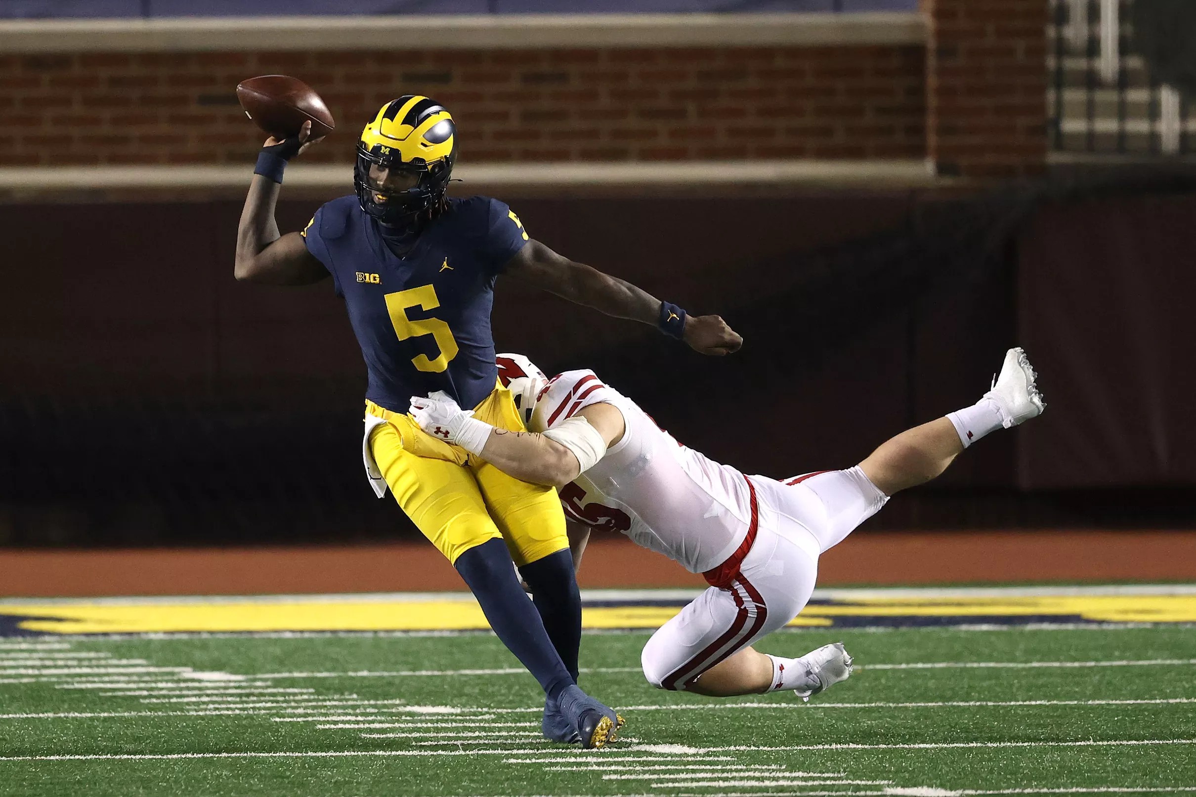 Michigan football quarterback cade mcnamara reacts to his team's playoff matchup with georgia and reflects on the big ten title. Takeaways from Michiganâs blowout loss to Wisconsin