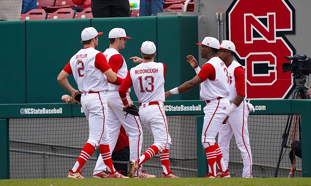 Nc state baseball moves up to #2 in the nation