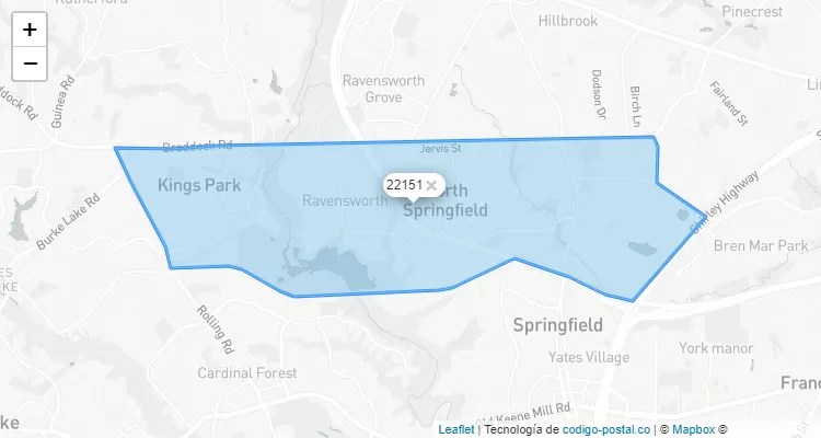 Springfield Va Zip Code Map Boil Advisory Canceled In Springfield 22151.webp