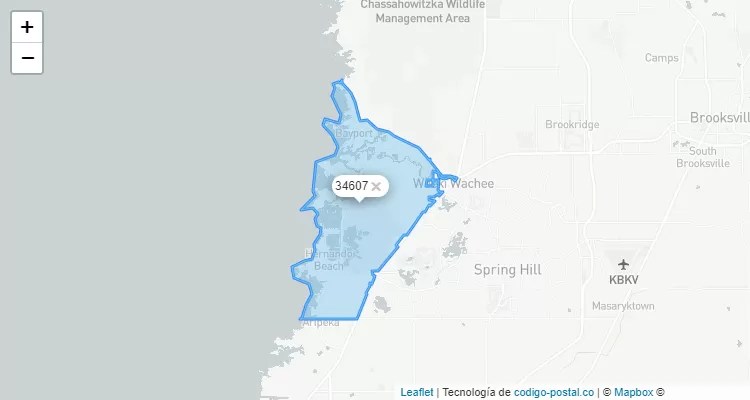Hernando County Florida Zip Code Map Denis Phillips Flood Advisory 34607.webp