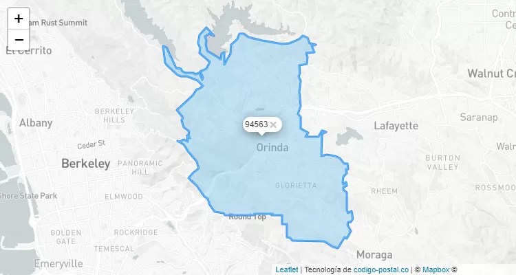City Of Orinda California Map 94563.webp