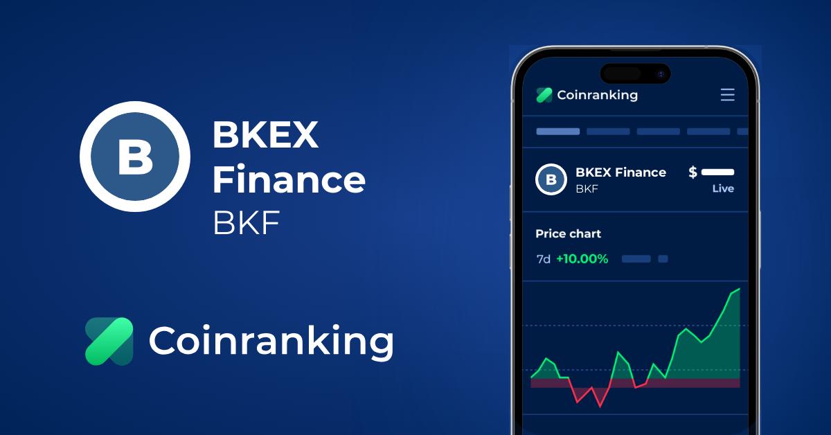 Defi or decentralized finance refers to financial services that are built on top of distributed networks with no central intermediaries. BKEX Finance (BKF) Price to USD - Live Value Today