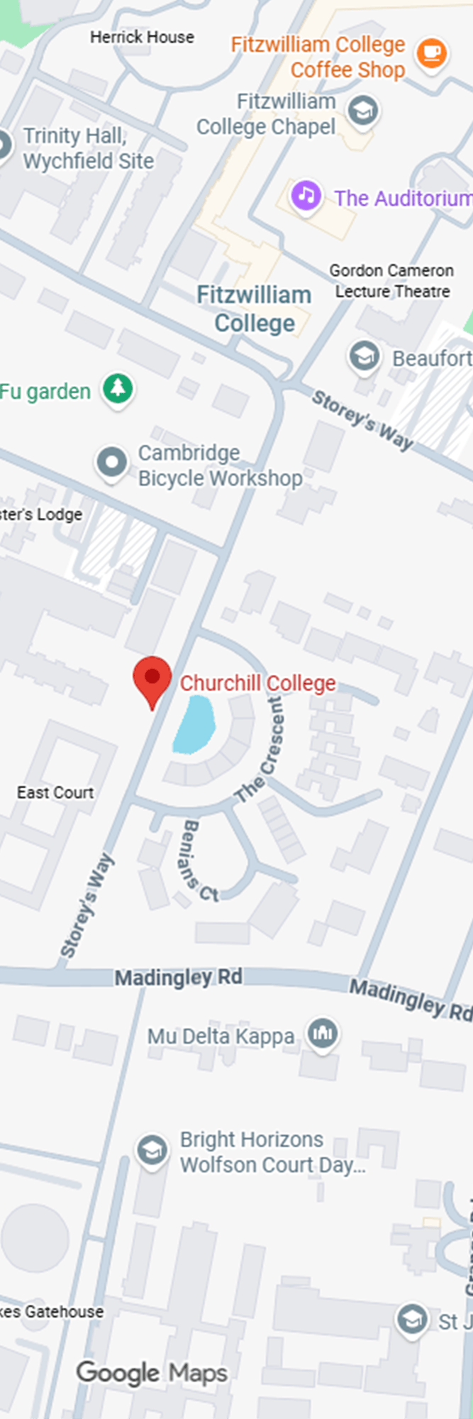 Venue And Travel COMSOL Conference 2026 Cambridge Cambridge Map 