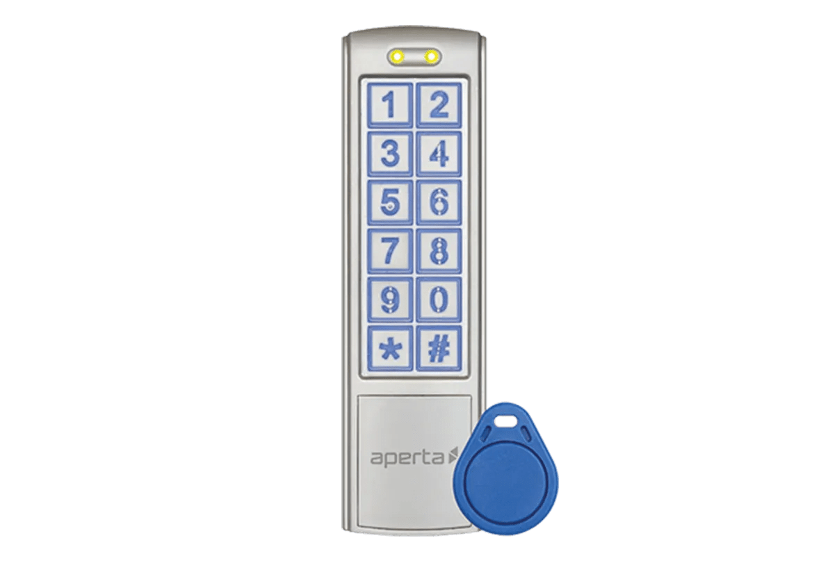 Esp Aperta Stand Alone Door Entry Keypad With Prox Tag Reader Silver