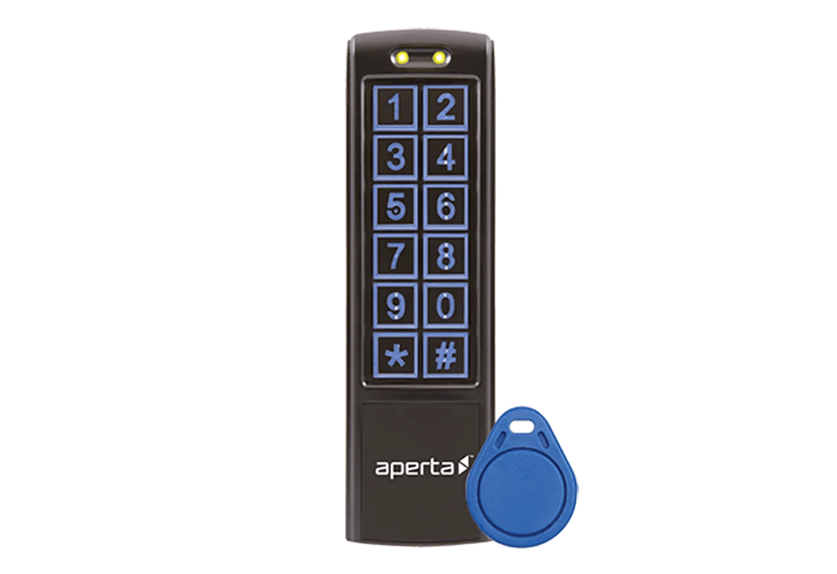 Esp Aperta Stand Alone Door Entry Keypad With Prox Tag Reader Black