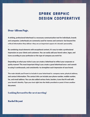 Free Letterhead Templates Adobe Spark
