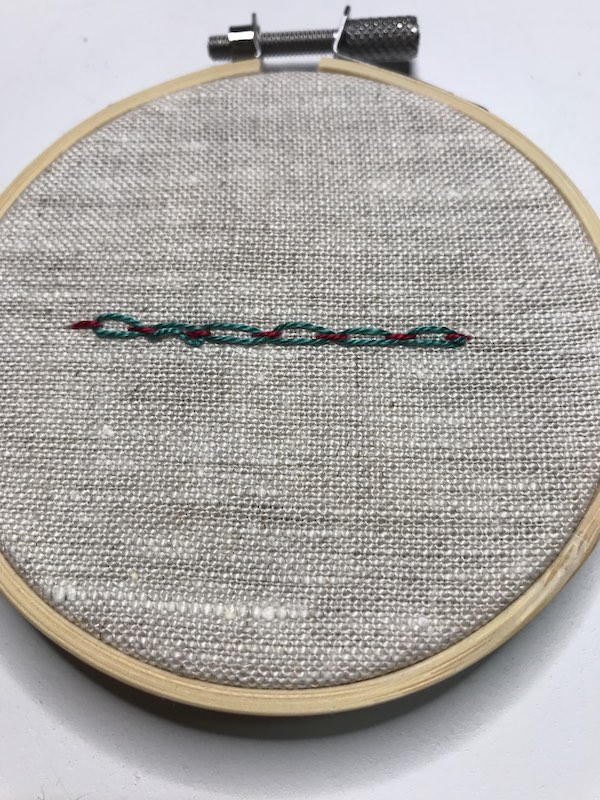 Double Threaded Running Stitch | Create Whimsy