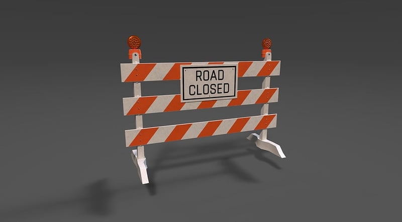 Roadblock Free 3d Model On Creazilla Com Roadblock 3d Model 176242 Md 