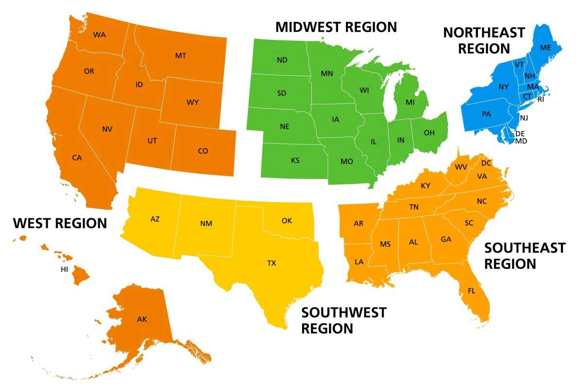 24 Best Regional Banks Of 2026 Us Regions Map 