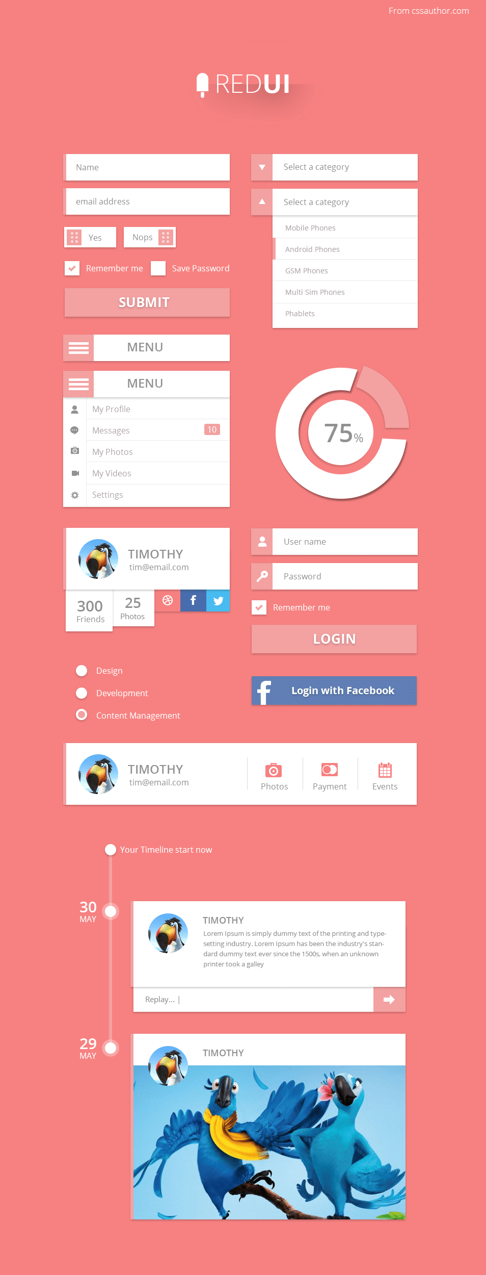 Responsive User Interface Kit Free Psd Templates - Desktop City Backgrounds for Desktop