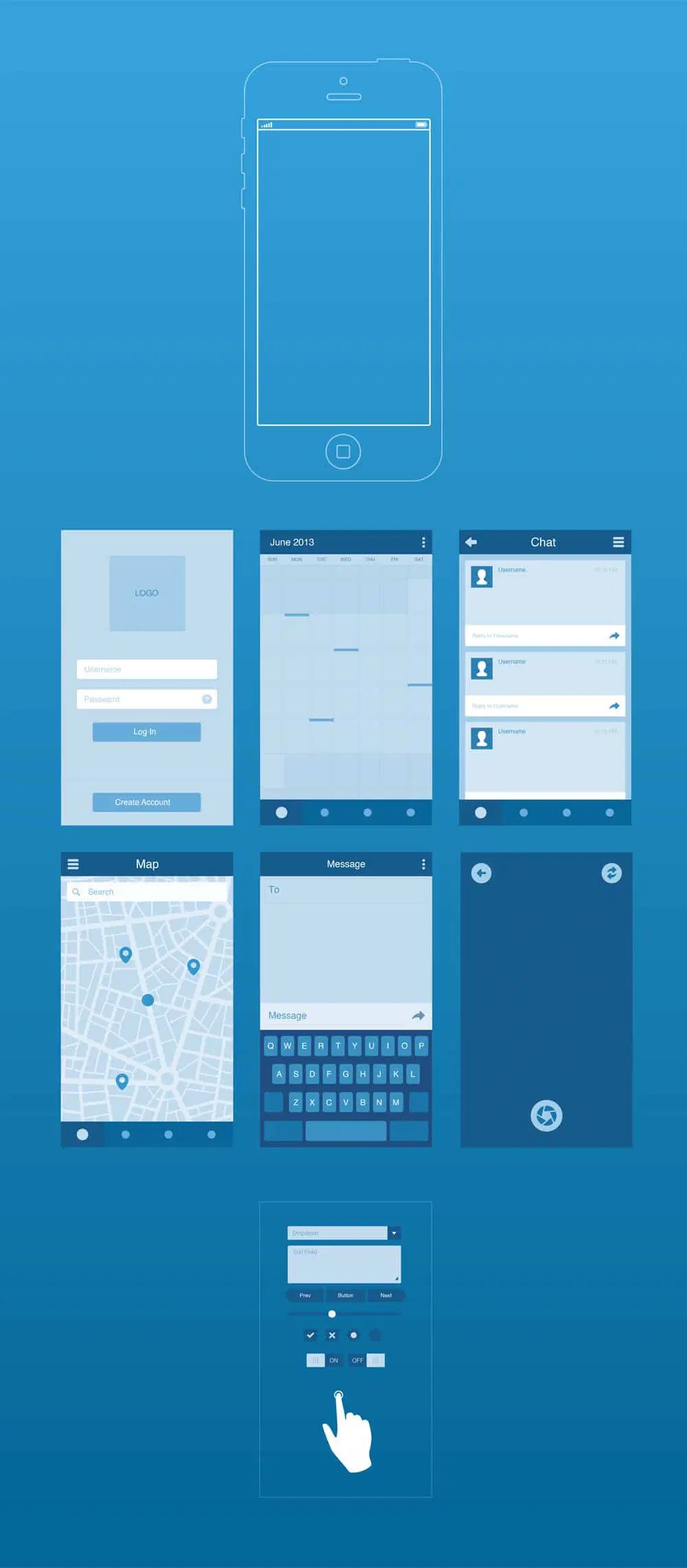 Mobile Wireframe Kit Psd Wireframes Css Author - Best City Backgrounds in 8K