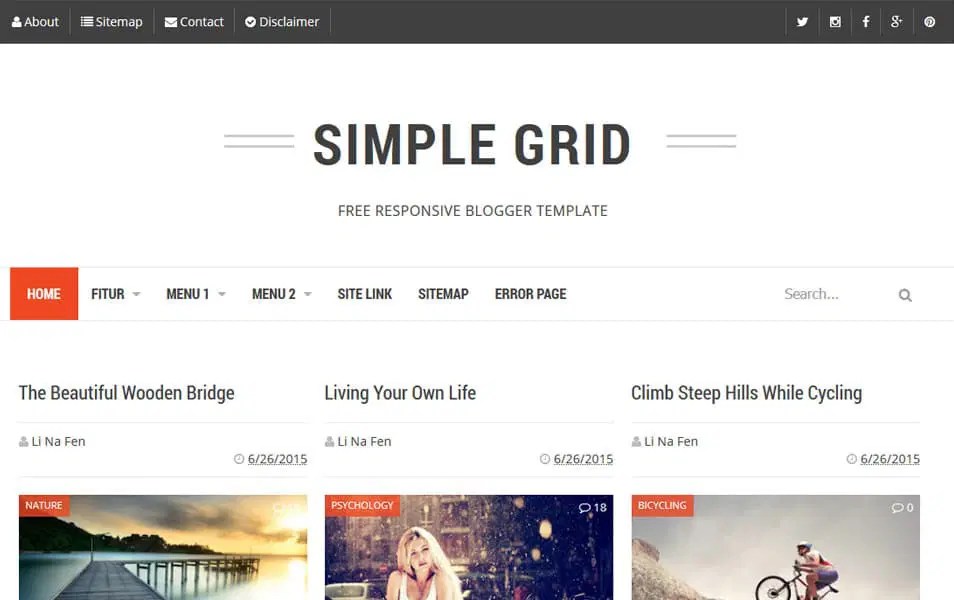 Gridify Responsive Blogger Template Way2themes - Geometric Textures - Ultra HD HD Collection
