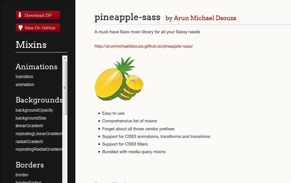 65 Sass Mixins Library Css Author
