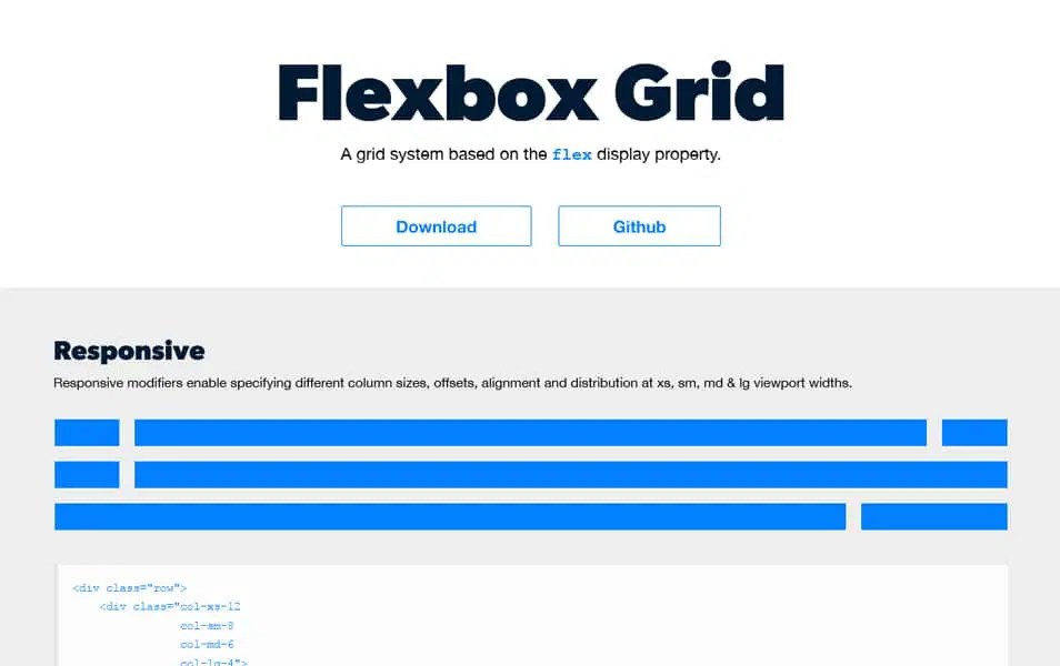 Github Markteekman Flexbox Grid Flexbox Grid Is A Simple Yet - Professional Minimal Texture - Mobile