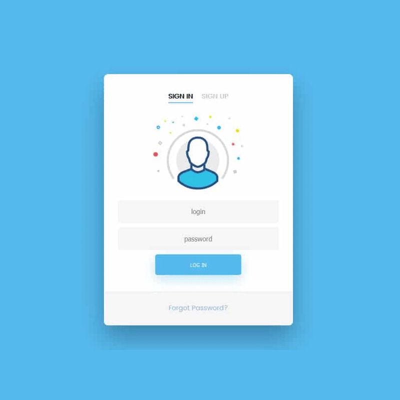 15 Free Html5 Css3 Login Forms Download - Modern HD Mountain Arts | Free Download