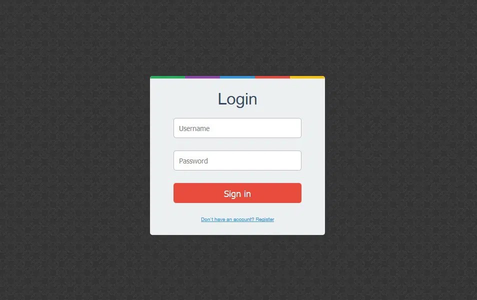 50 Free Html5 And Css3 Login Forms Css Author - Premium Mountain Pattern Gallery - Mobile