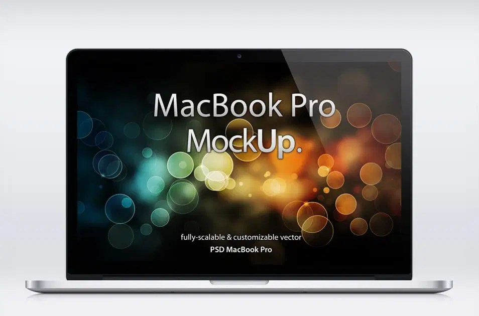 Realistic Retina Macbook Pro Mockup Css Author - Premium Sunset Design Gallery - 8K