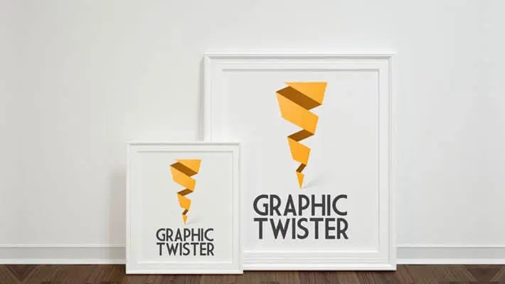 Double Right Poster Frame Mockup - Nature Photo Collection - Retina Quality