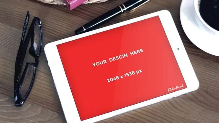 Smart Tablet Mockup Template Css Author - Elegant Sunset Photo - Full HD