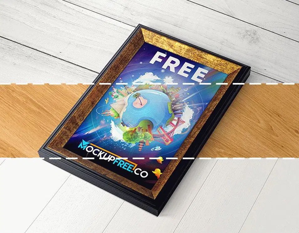 Frame Psd Mockup Css Author - High Quality Minimal Pattern - 4K