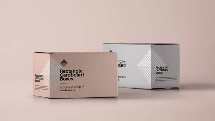 Rectangular Psd Box Packaging Mockup Css Author - Nature Designs - Artistic Mobile Collection