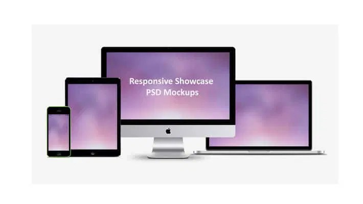Responsive Showcase Mockup Pack Css Author - Dark Texture Collection - Mobile Quality