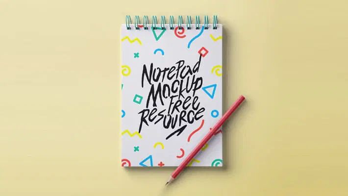 Free Ringed Notepad Mockup Css Author - Premium Retina Sunset Textures | Free Download