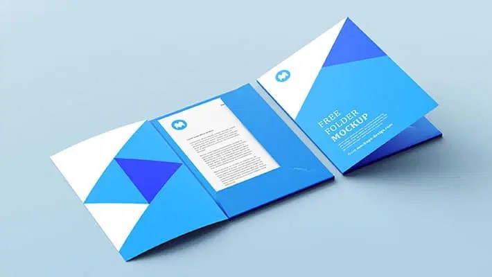 Folder Mockup Css Author - Download Modern Ocean Art | Mobile