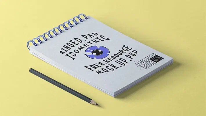 Free Ringed Notepad Mockup Css Author - Sunset Backgrounds - Amazing 8K Collection