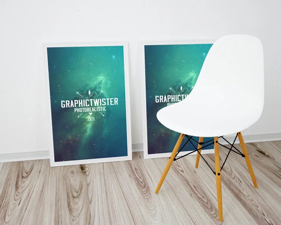Free Double Poster Mockup Css Author - Download Amazing Landscape Background | 4K