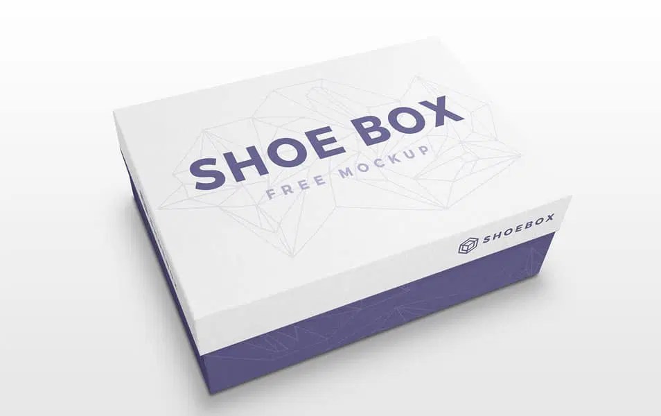 You can use this freebie . Free Shoe Box Mockup Psd Css Author