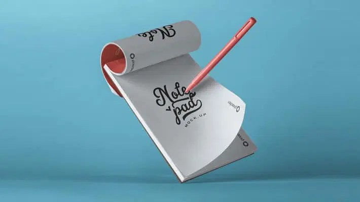 Notepad Mockup Psd Css Author - Download Incredible Space Background | HD