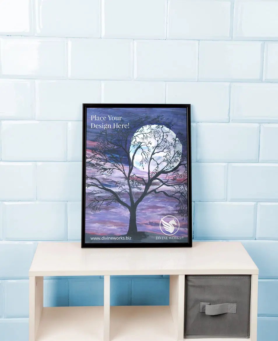 Poster Frame Mockup Free Psd Css Author - Professional Full HD Dark Pictures | Free Download