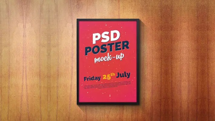 Psd Poster Mockup Presentation Css Author - High Resolution Ocean Arts for Desktop