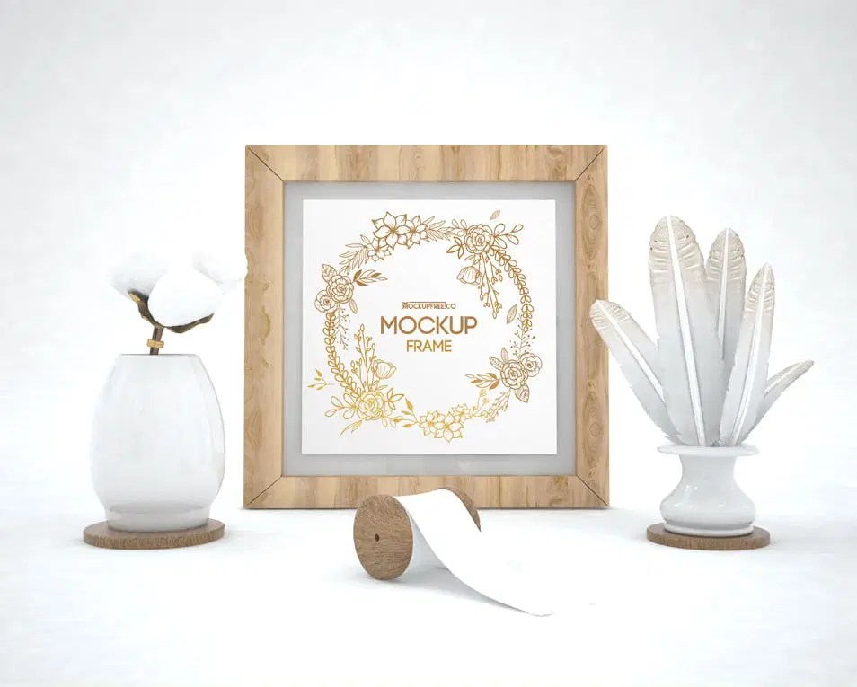 Frame Psd Mockup Css Author - Elegant 8K Vintage Arts | Free Download