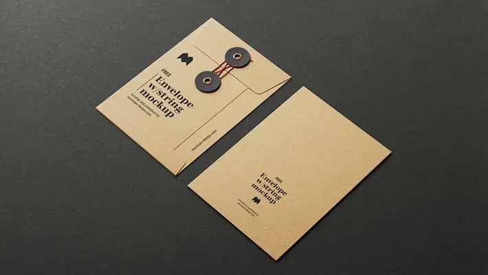 Free String Tie Envelope Mockup Css Author - Best Geometric Patterns in Retina