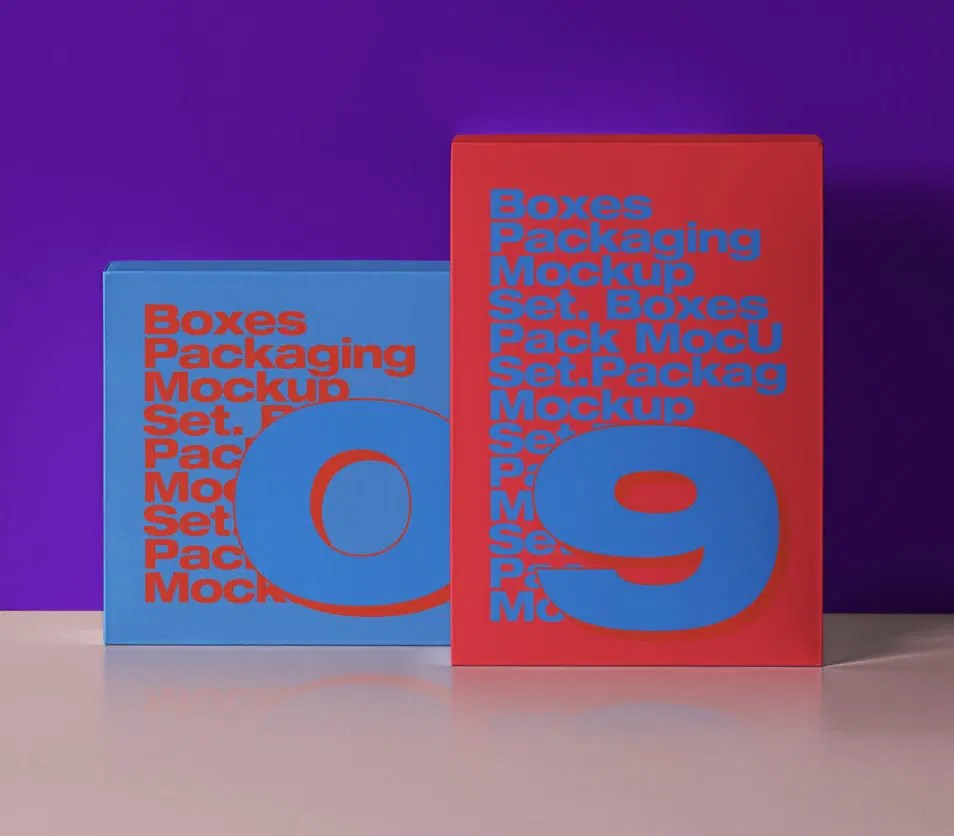 Box Psd Packaging Mockup Css Author - Mountain Art Collection - Ultra HD Quality