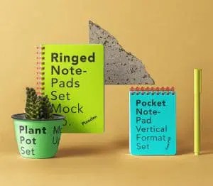 Psd Ringed Notepad Mockup Css Author - High Quality Landscape Photo - High Resolution