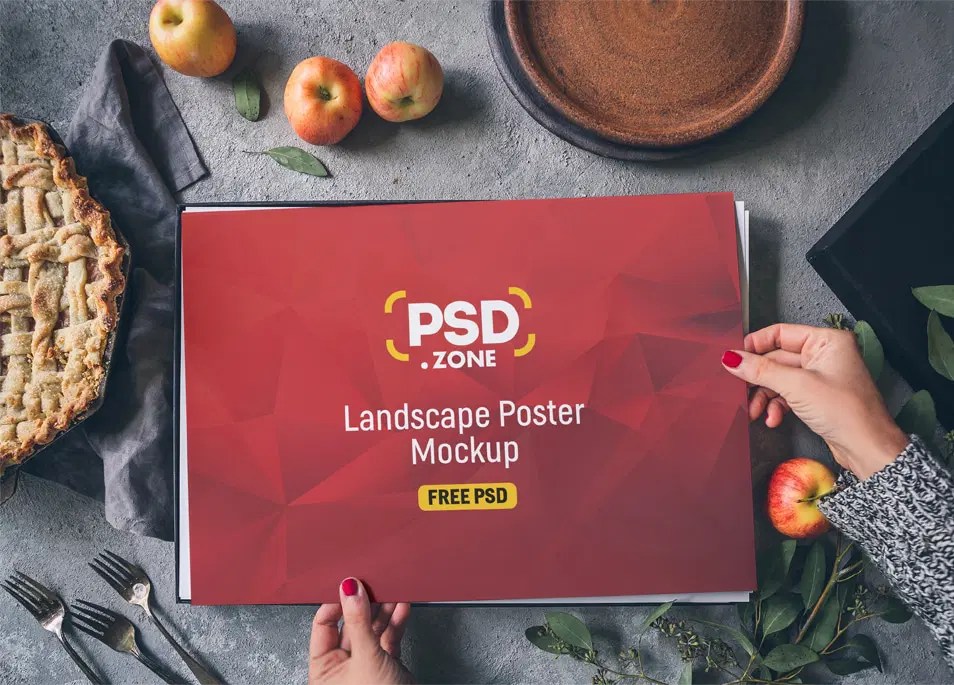Poster Psd Mockup Css Author - Best Light Images in HD