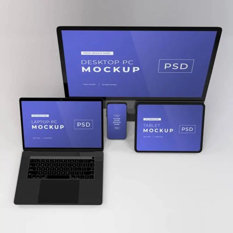 Responsive Devices Mockup Css Author - Modern Vintage Image - 4K